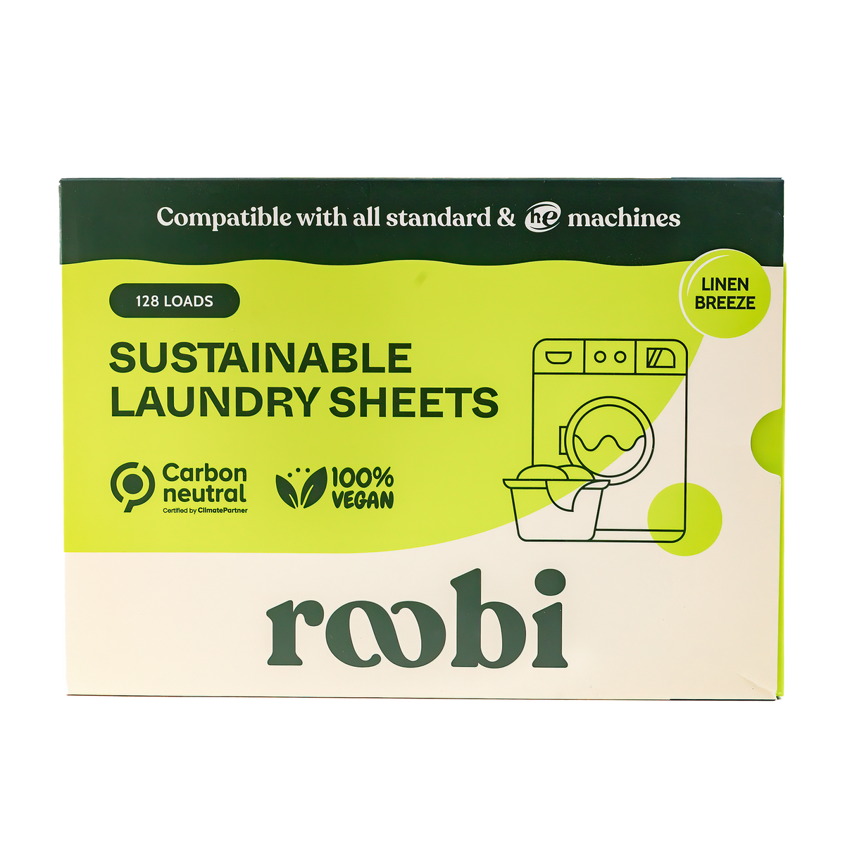 The Roobi laundry sheets box