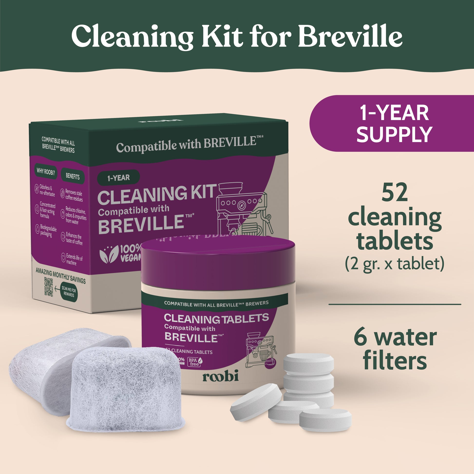 Cleaning Kit for Breville - 1 Year