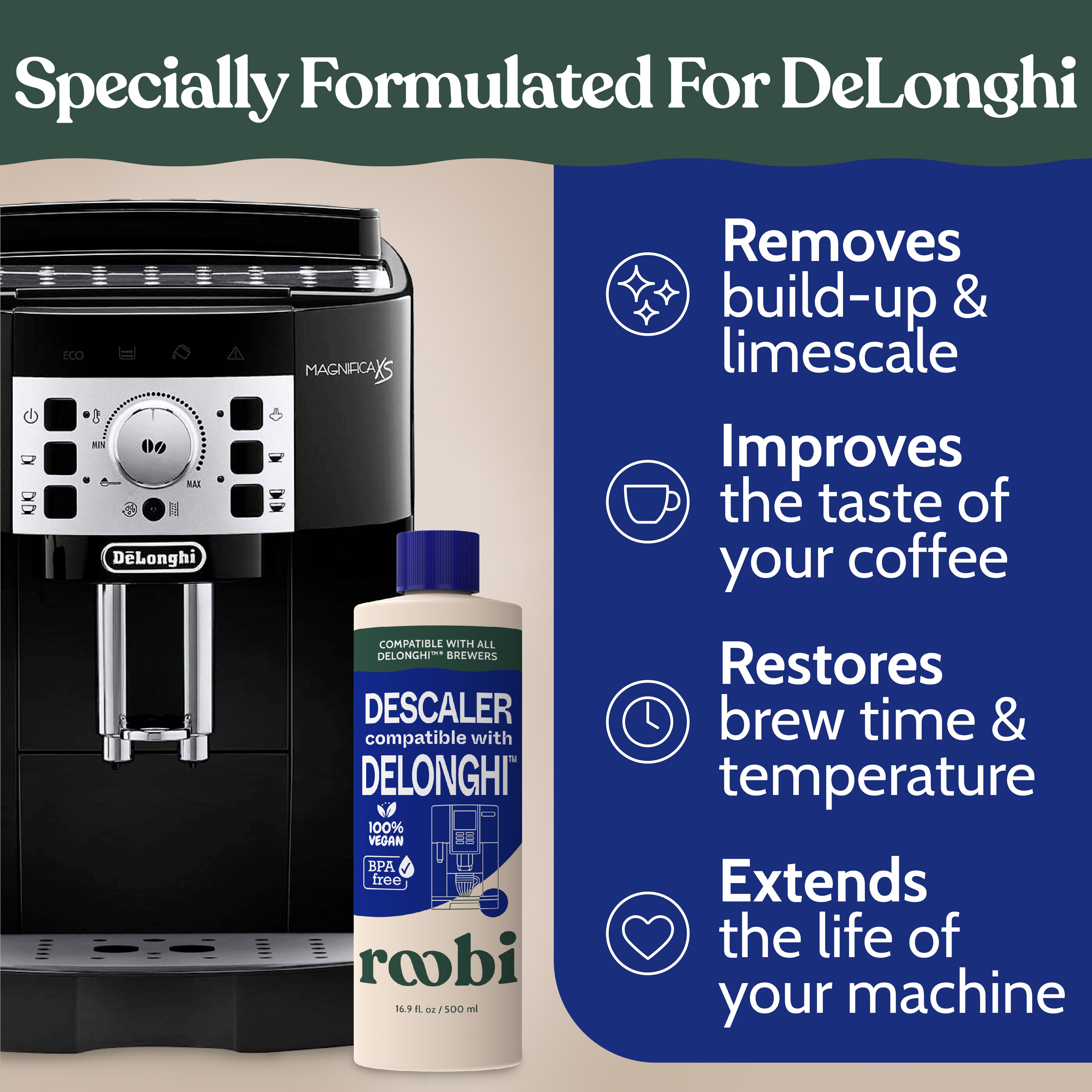 Descale Delonghi Magnifica Clogged DeLonghi Descaling Solution By